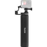 TELESIN Rechargeable Selfie Stick for Action Cameras & Smartphones (3')