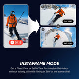 Insta360 X5 – 8K 360° Action Camera with AI Editing & FlowState Stabilization