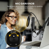 MAONO PM422 Podcast USB Microphone Plug & Play