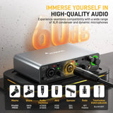 Maono PS22 Audio Interface for Recording, Music Production, Guitar