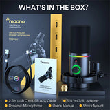 MAONO PD200X USB/XLR Dynamic Microphone – Dual Output Podcast & Streaming Mic