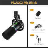 MAONO PD200X USB/XLR Dynamic Microphone – Dual Output Podcast & Streaming Mic
