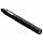 black ballpoint pen with clip on white background