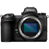 Nikon Z6 II mirrorless camera front view with lens mount and sensor visible