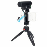 Sennheiser MKE 400 Mobile Kit Camera-Mount Shotgun Microphone with Smartphone Recording Bundle